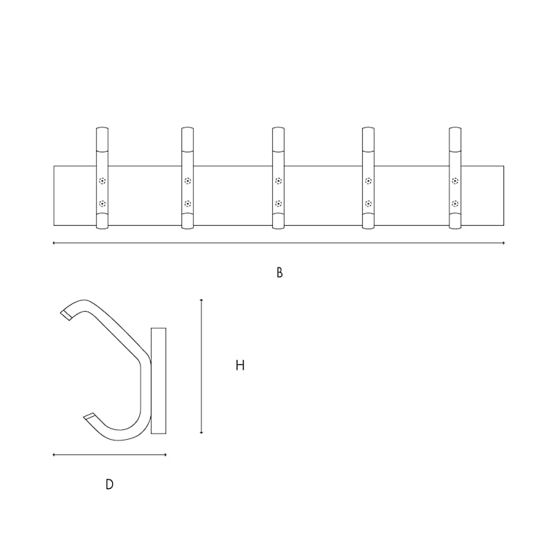 Hook strip 2 162