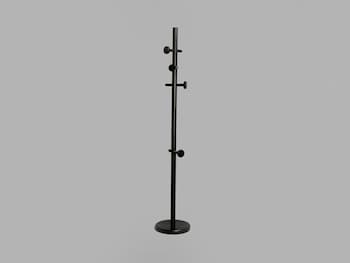 Skruvad coat stand Black 1