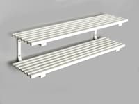 Sara shoe rack wall-mounted white-white 32