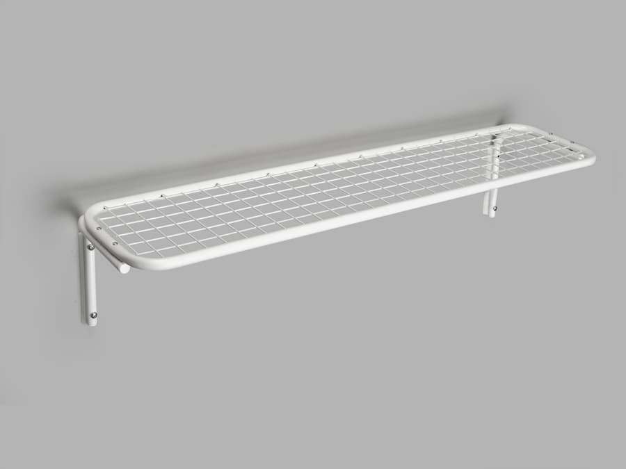 Classic Wandgarderobe mit Schuhregal einfach weiss-weiss 13