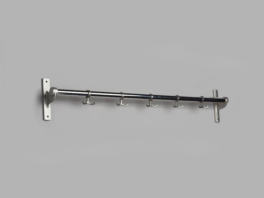 Nostalgi knaggrekke krom-aluminium 18
