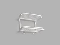 Classic hat rack white-white 43