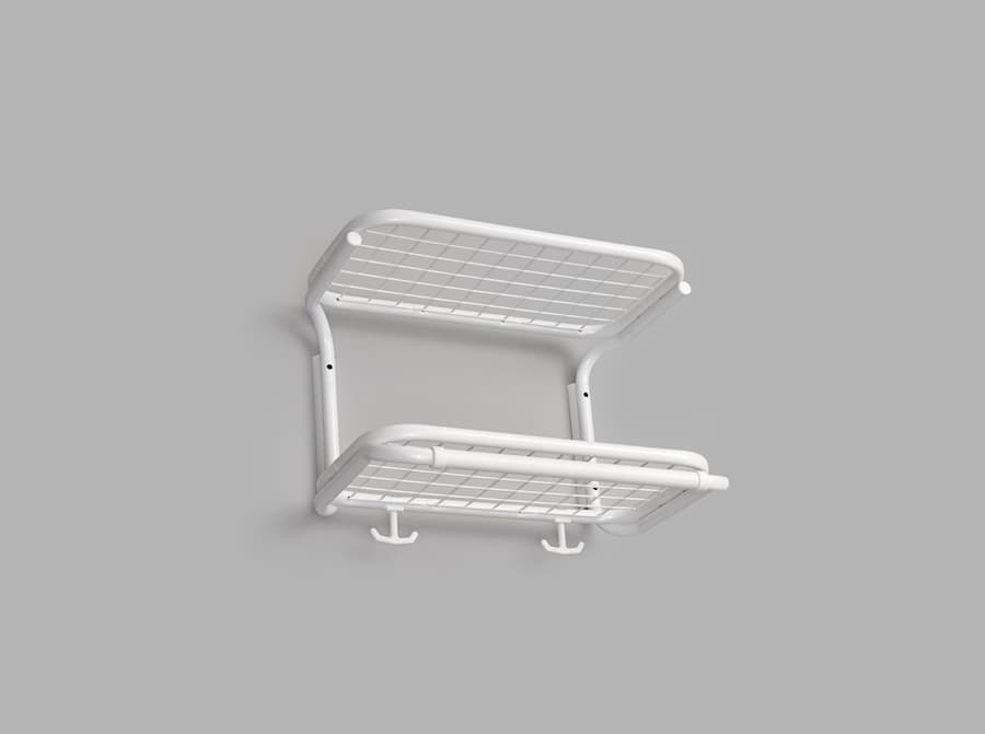 Classic hat rack white-white 7