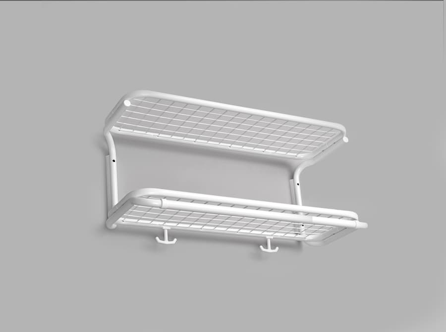 Classic hat rack white-white 9