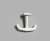 Classic anchor hook white-screw-fitting 4