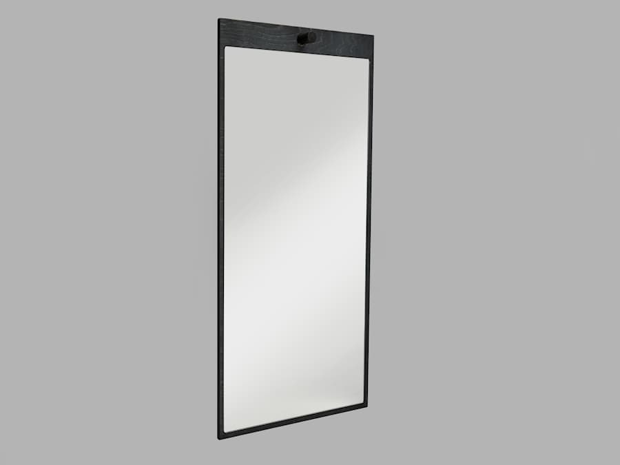 Tillbakablick mirror rectangular Black 0