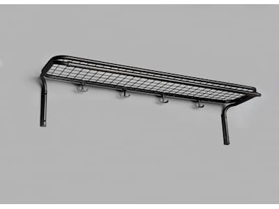 Essem Design Tamburin Shoe Rack 100cm / Black - Hat Racks Steel Black Stained Oak - 50045