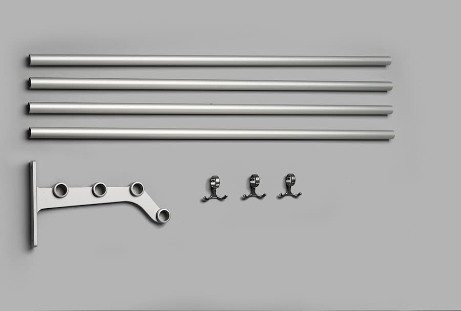 Nostalgi 291 hatthylla påbyggnad aluminium-aluminium 4