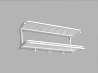 Classic hat rack white-white 53