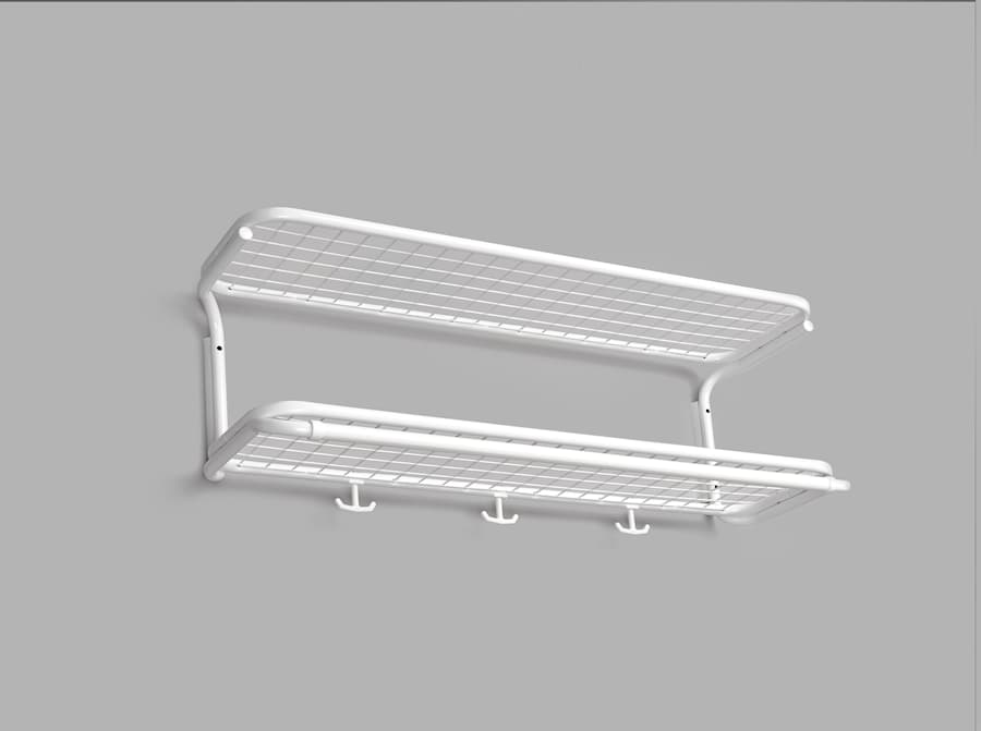 Classic hat rack white-white 17