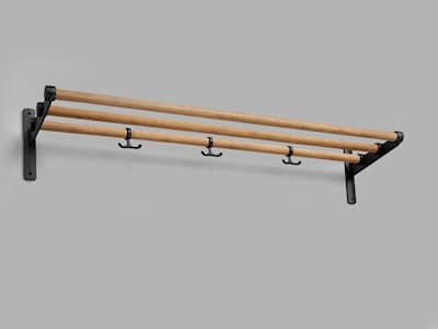 Nostalgi marin bambu/svart L=1000 mm hatt/skohylla
