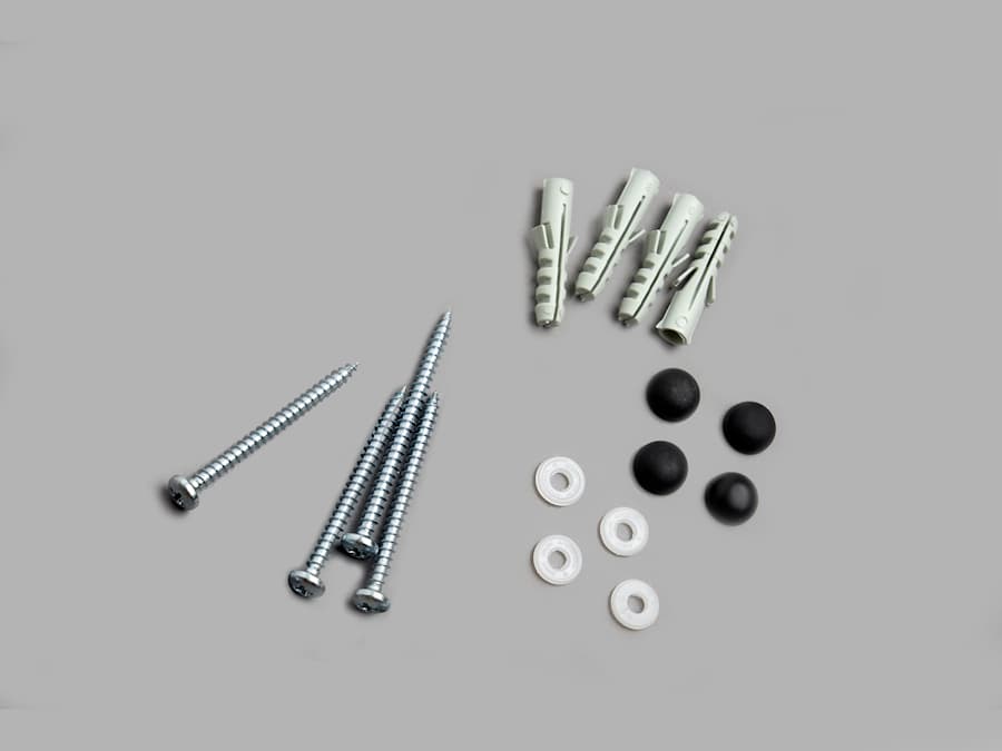 Set of screws wall mounting 1