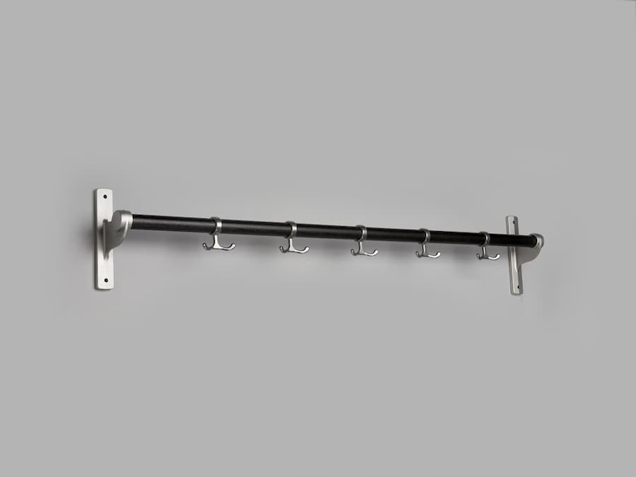 Nostalgi knaggrekke svartbeiset-eik-aluminium 26