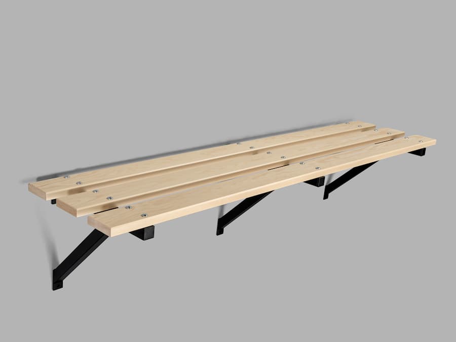Sittbänk 67 furu-svart 47
