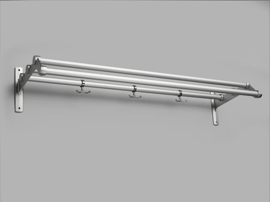 Nostalgi 291 hattehylle aluminium-aluminium 4