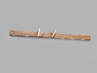 Tamburin hook strip oak-white 34