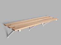 Bench 67 beech-white 132