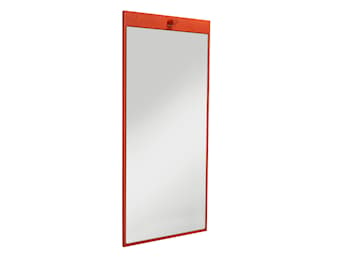 Tillbakablick mirror rectangular Red 6
