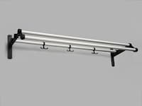 Nostalgi 291 hattehylle aluminium-svart 39