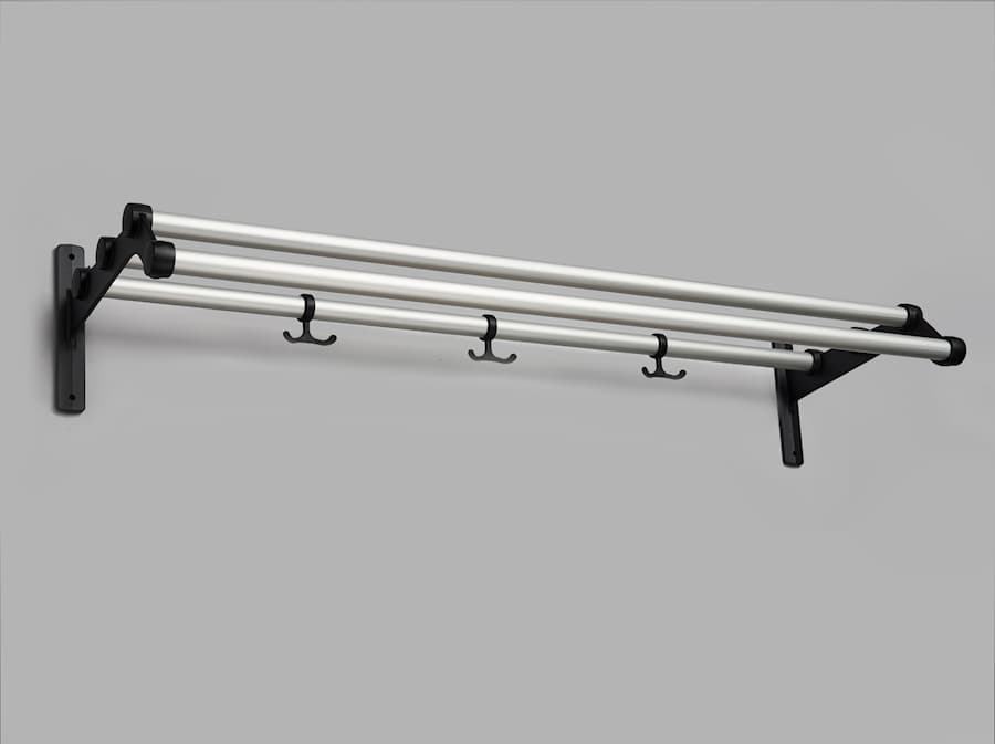 Nostalgi 291 hattehylle aluminium-svart 5