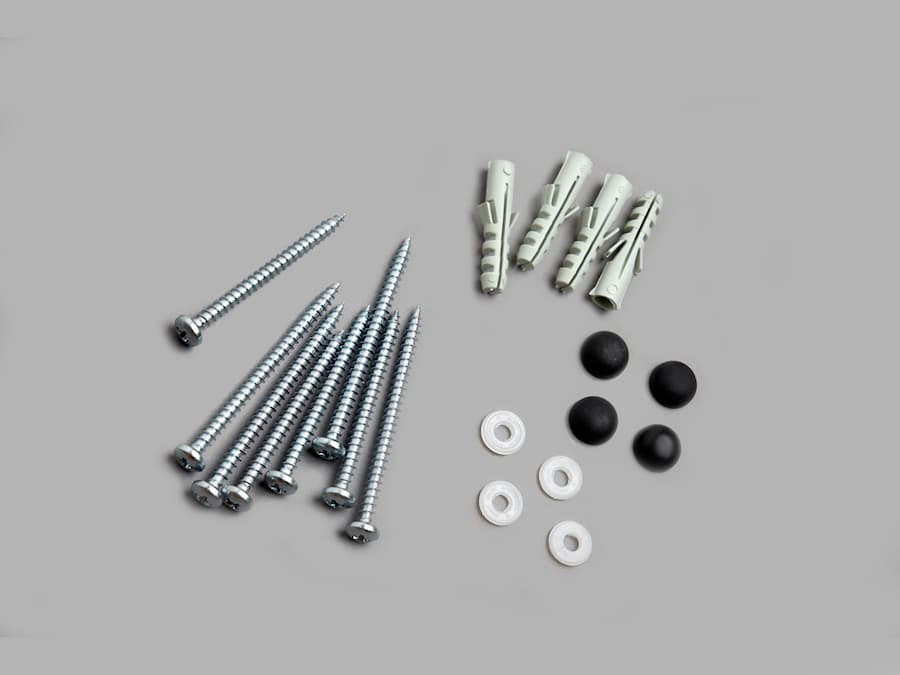 Set of screws wall mounting 1