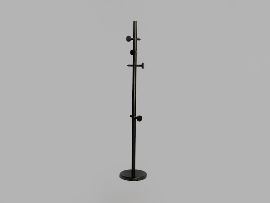 Skruvad coat stand Black 0