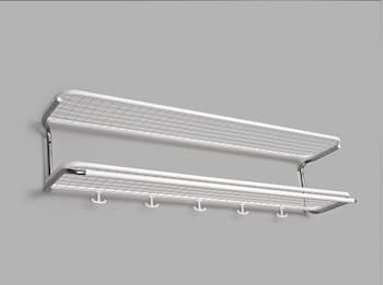 1100 mm, Vit, Krom 49