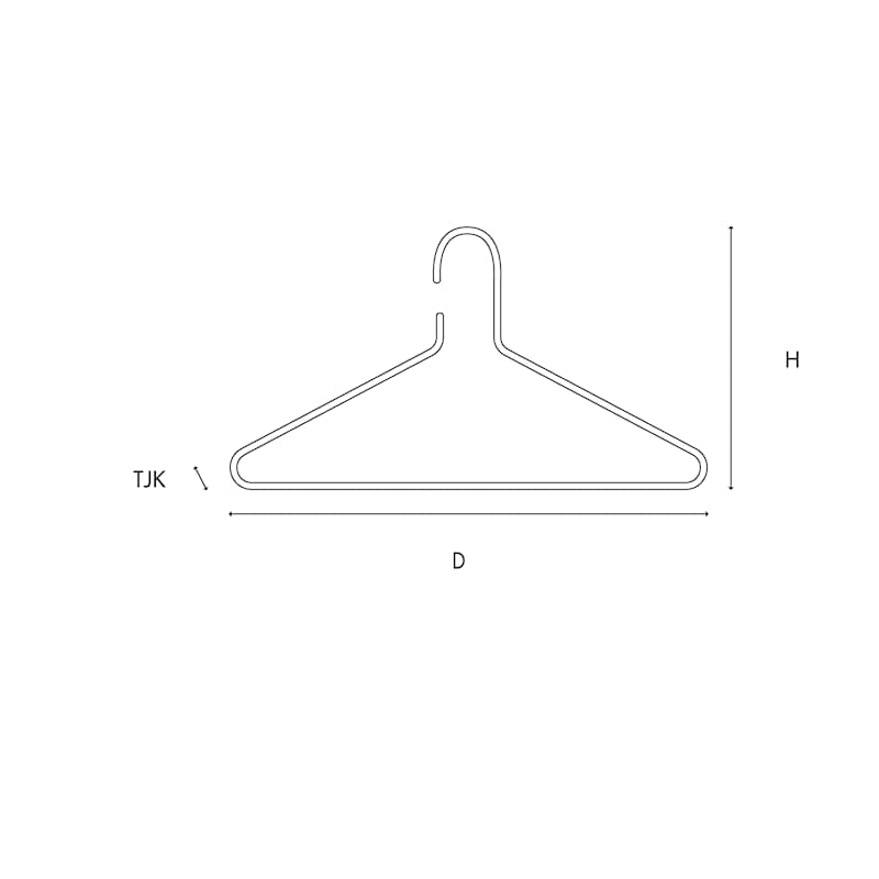 3-pack hanger Triangel