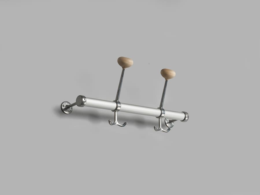 Hakenleiste Gustav aluminium-aluminium 4