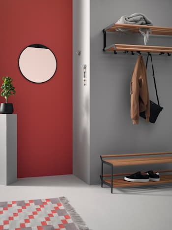 Tillbakablick mirror round Red 2